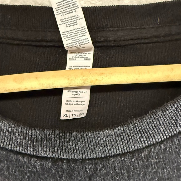 Gildan Black Tee with Graphic Design - Picture 2 of 3